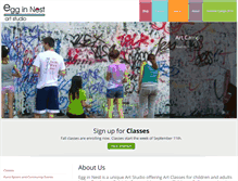 Tablet Screenshot of egginnest.net